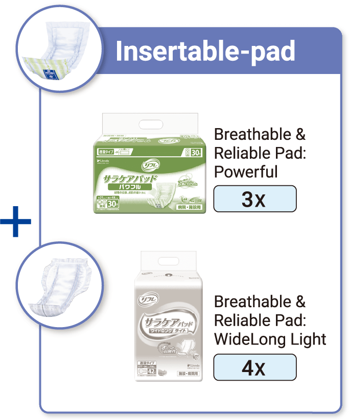 Insertable-pad