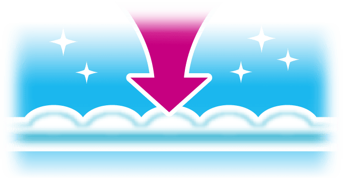 Highly absorbent polymer instantly sucks away wetness!