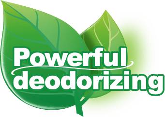 Powerful deodorizing