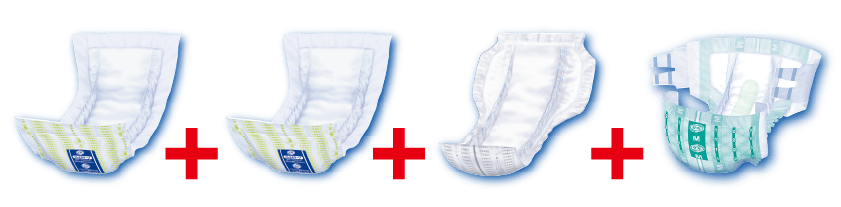 Change only insertable-pad 3 times a day!